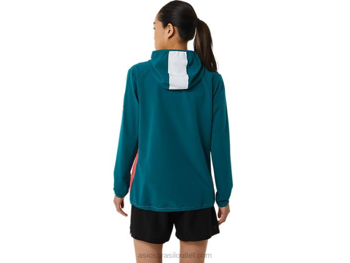 jaqueta pronta para mulheres color block w 462T3212 multi Asics