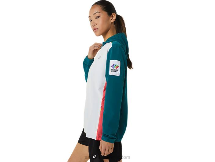 jaqueta pronta para mulheres color block w 462T3212 multi Asics
