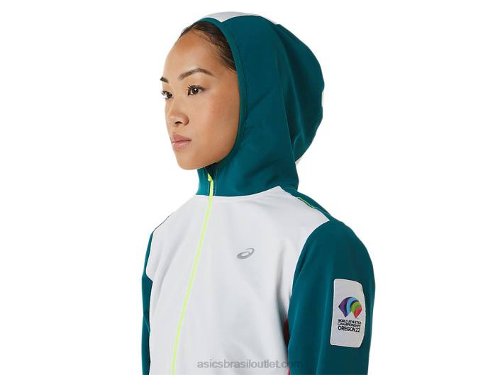 jaqueta pronta para mulheres color block w 462T3212 multi Asics