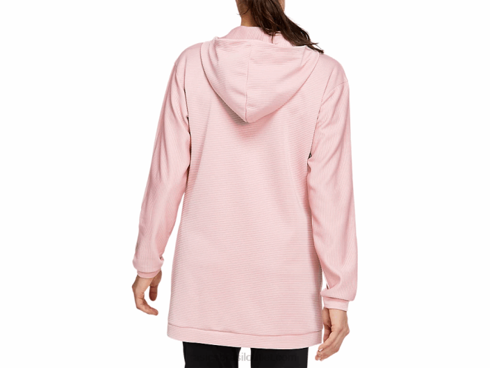 moletom de lã com zíper feminino thermopolis 462T4143 gengibre pêssego Asics