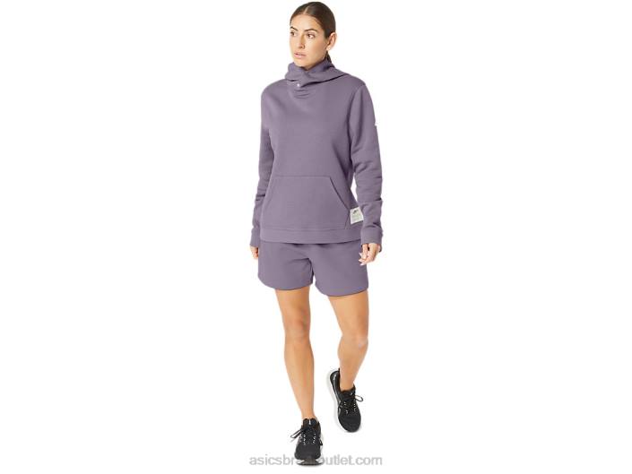 moletom de lã sunday sana feminino 462T2156 quartzo violeta Asics