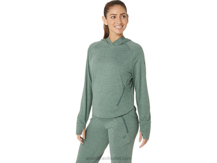 moletom feminino tech po 2.0 462T2153 corante espacial de hera Asics