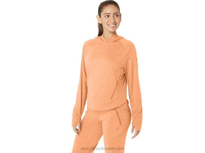 moletom feminino tech po 2.0 462T2350 duna de verão spacedye Asics