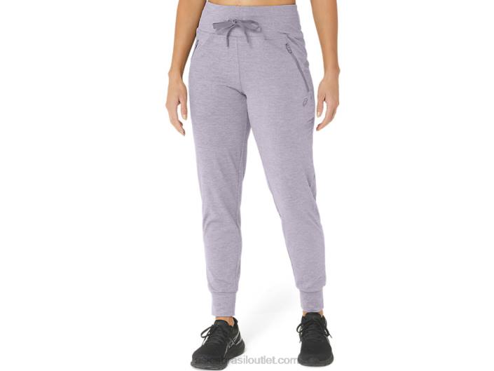 calça tecnológica feminina 2.0 462T2359 corante espacial violeta crepúsculo Asics