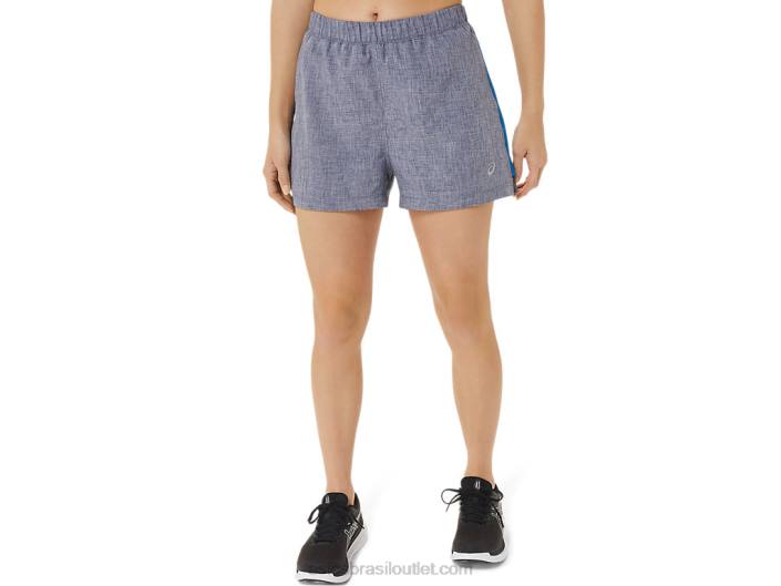 conjunto pronto feminino 3em short 462T2947 peacoat urze/lake drive Asics