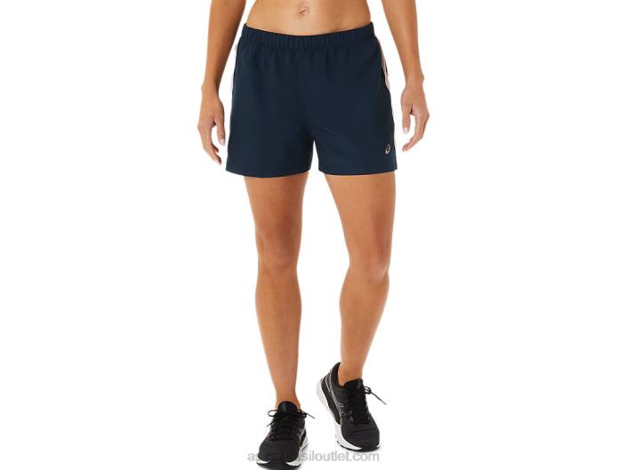 conjunto pronto feminino 3em short 462T3339 azul francês/mal rosa Asics