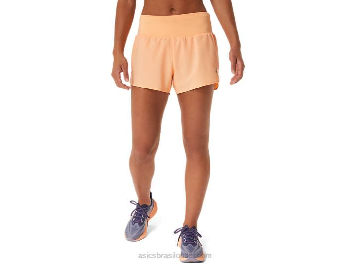 estrada feminina 3.5in short 462T2486 duna de verão Asics