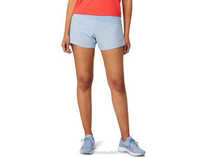 estrada feminina 3.5in short 462T3764 névoa Asics
