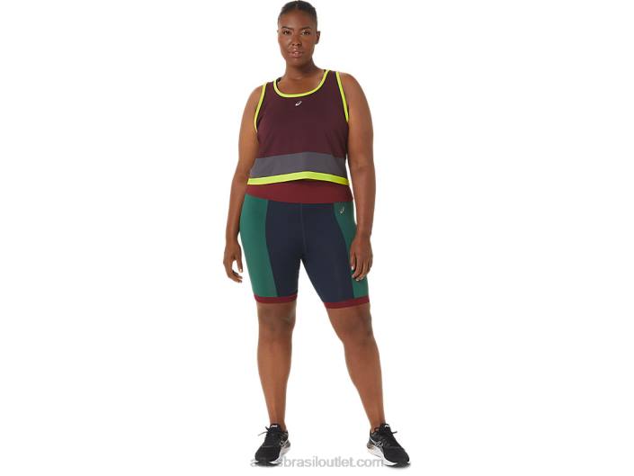 feminino o novo motociclista reaproveitado forte 462T3368 marinha/cardinal/floresta Asics