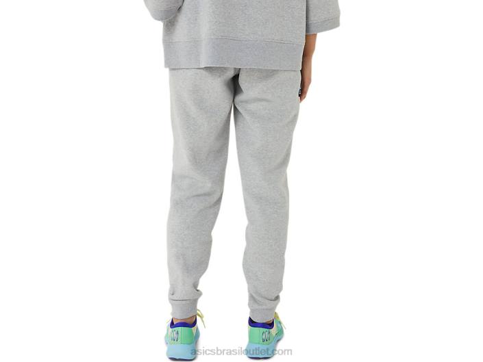 jogger de lã de domingo feminino lam 462T3305 urze cinza claro Asics
