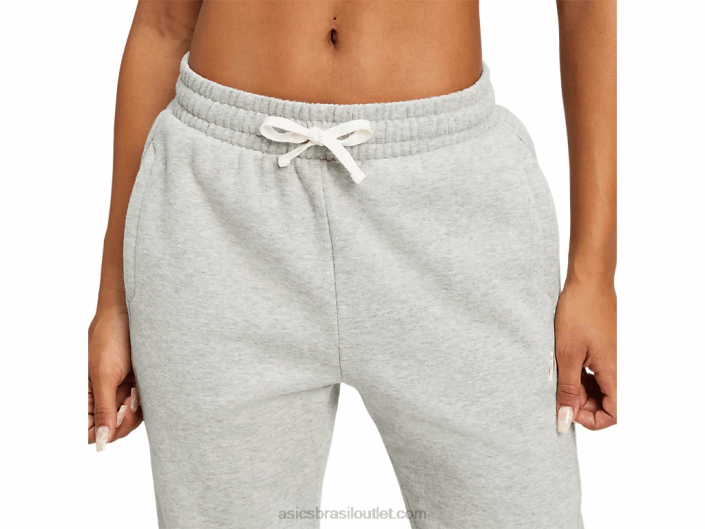 jogger de lã feminino 462T4151 urze cinza claro Asics