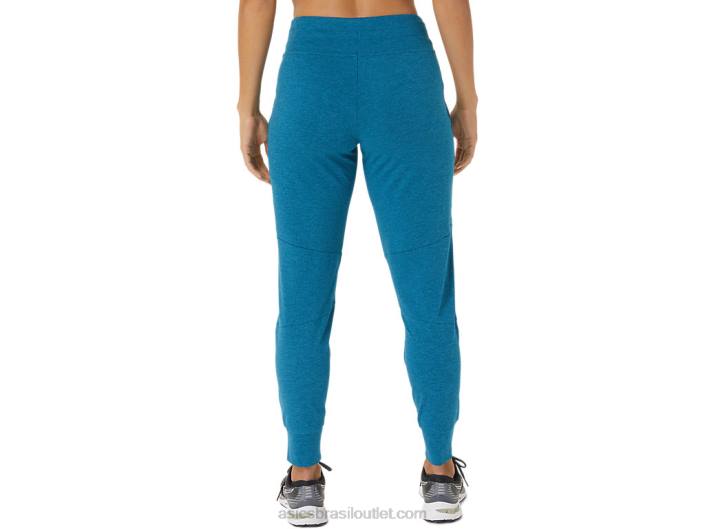 jogger tecnológico feminino 462T2817 deep sea teal spacedye Asics