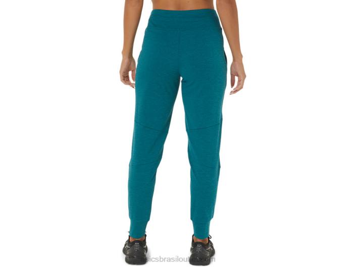 jogger tecnológico feminino 462T2834 veludo pinheiro spacedye/mar calmante Asics