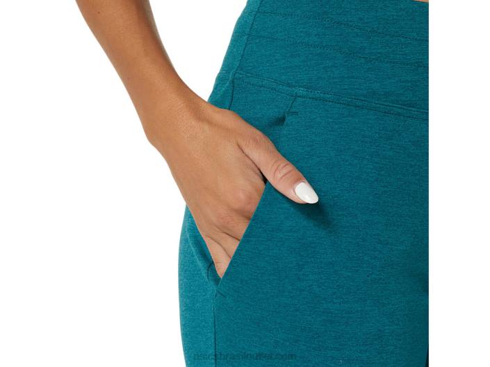 jogger tecnológico feminino 462T2834 veludo pinheiro spacedye/mar calmante Asics