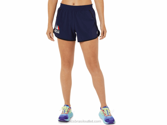 lam fietro 4in feminino 462T3651 casaco de pavão Asics