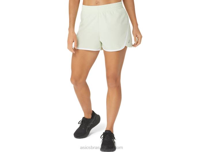 short feminino 2,5 polegadas pr lyte 2.0 462T2172 sussurro verde Asics