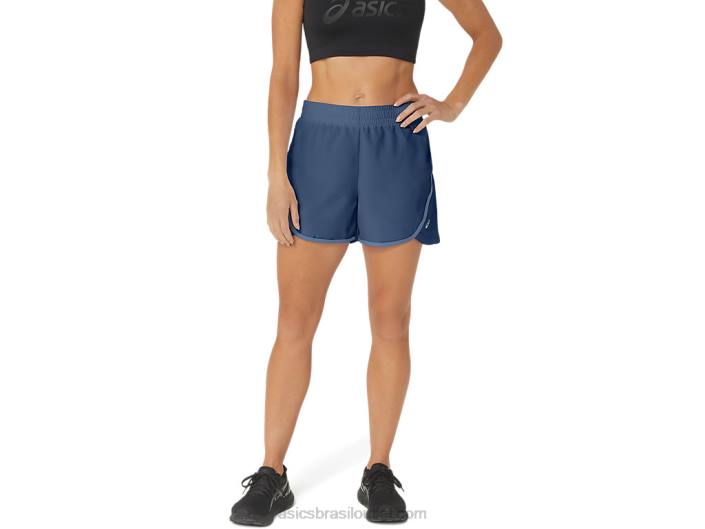 short feminino 4 pol. pr lyte 2.0 462T2363 grande tubarão Asics