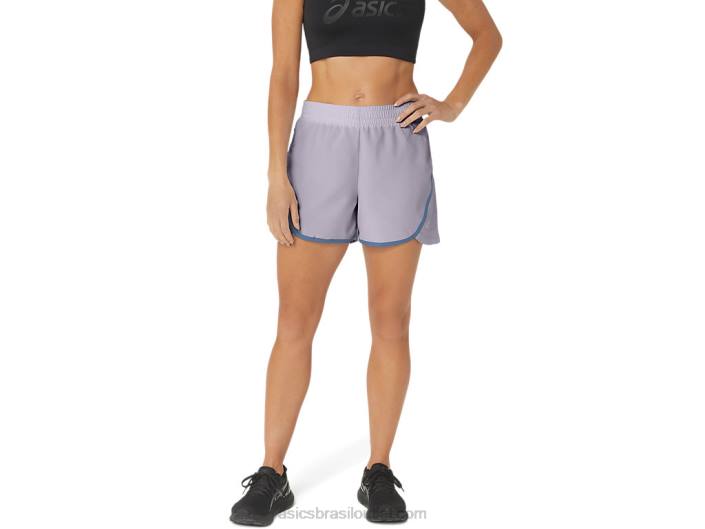 short feminino 4 pol. pr lyte 2.0 462T2364 violeta crepúsculo Asics