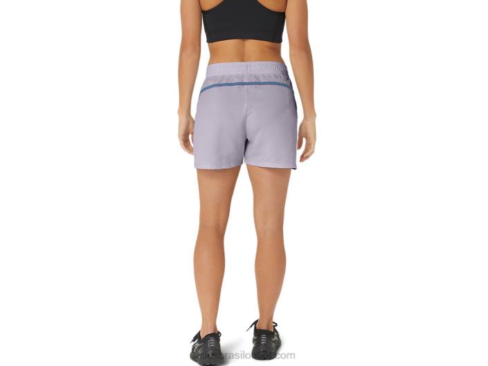 short feminino 4 pol. pr lyte 2.0 462T2364 violeta crepúsculo Asics