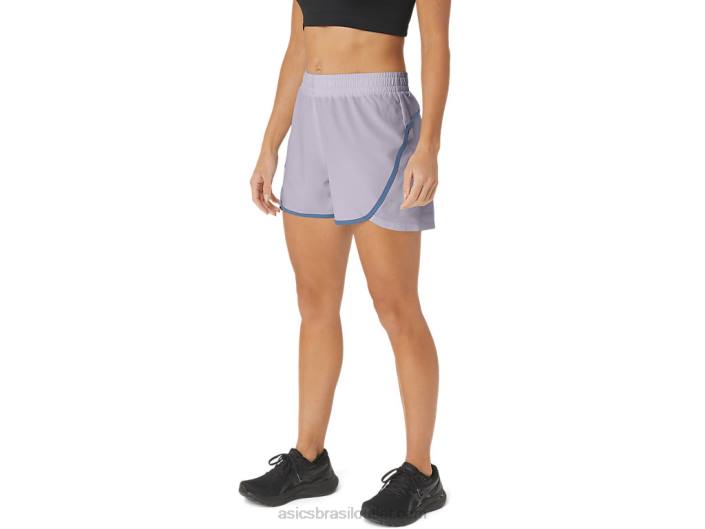 short feminino 4 pol. pr lyte 2.0 462T2364 violeta crepúsculo Asics