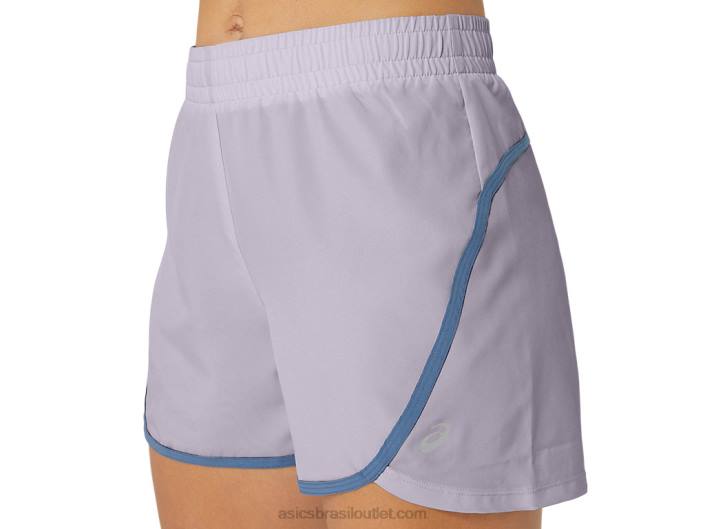 short feminino 4 pol. pr lyte 2.0 462T2364 violeta crepúsculo Asics