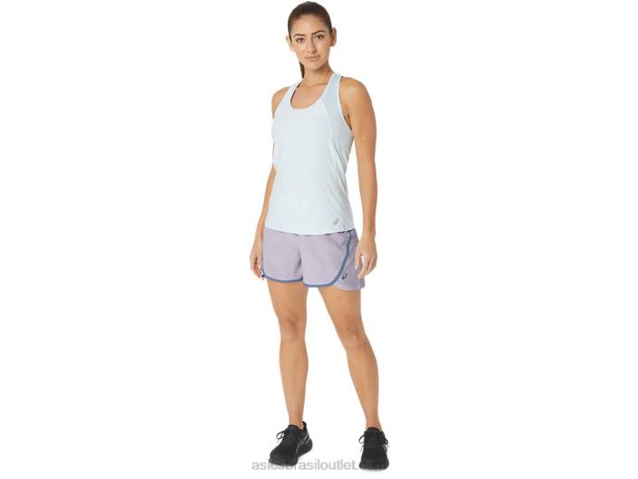 short feminino 4 pol. pr lyte 2.0 462T2364 violeta crepúsculo Asics