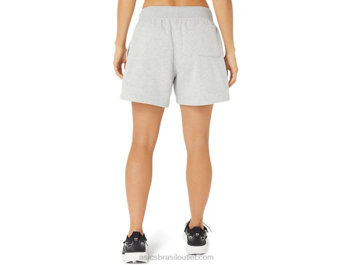short feminino de lã sunday sana 462T2151 urze cinza claro Asics