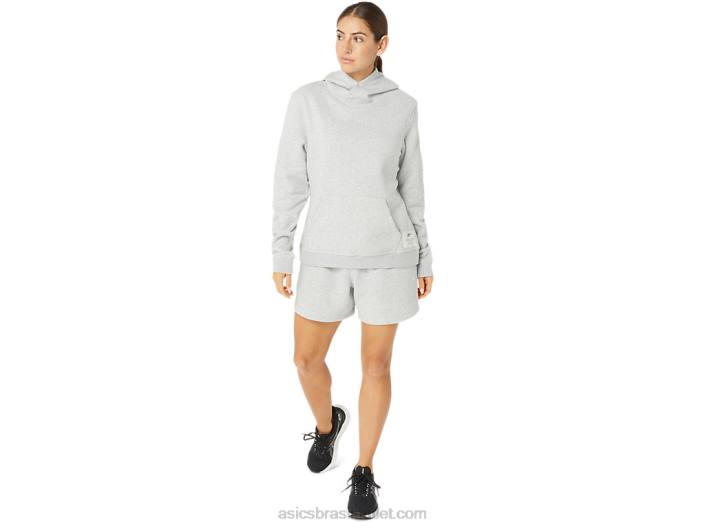 short feminino de lã sunday sana 462T2151 urze cinza claro Asics