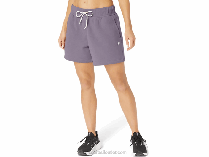 short feminino de lã sunday sana 462T2152 quartzo violeta Asics