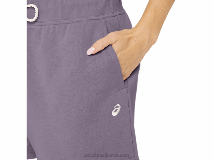 short feminino de lã sunday sana 462T2152 quartzo violeta Asics