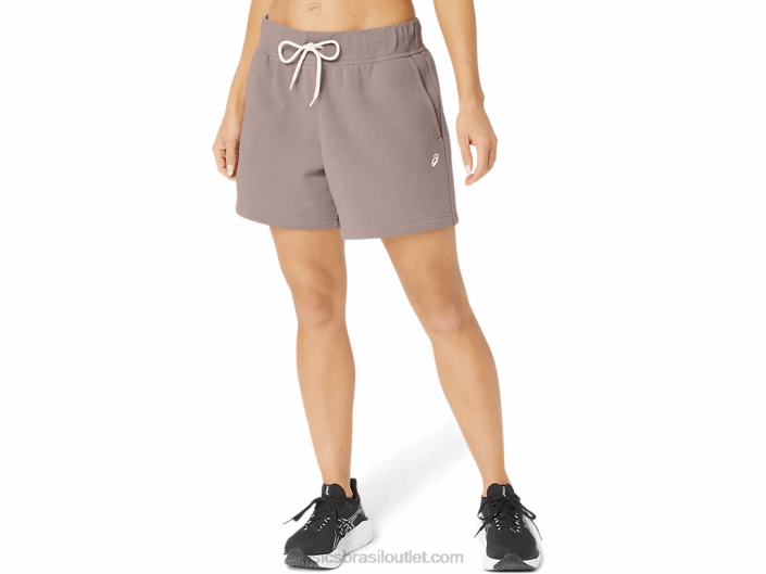 short feminino de lã sunday sana 462T2155 fulvo Asics