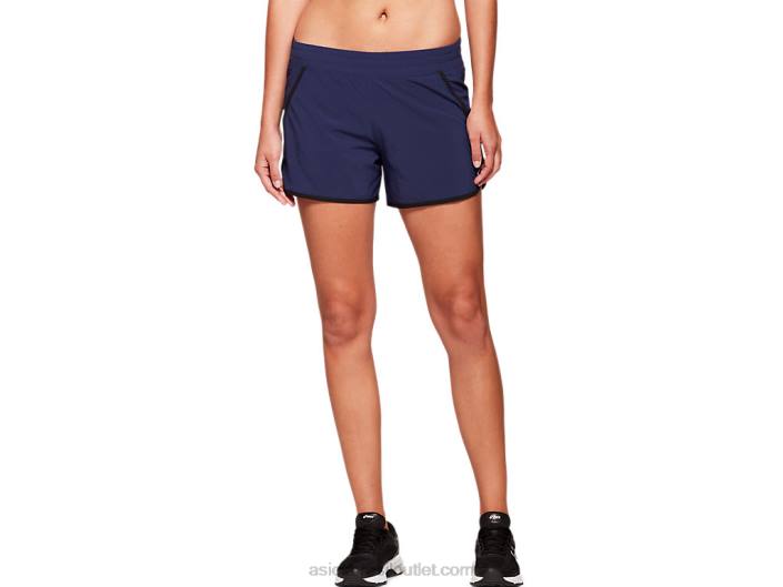 short feminino fietro 4in 462T4057 casaco de pavão Asics