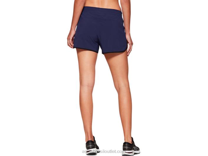 short feminino fietro 4in 462T4057 casaco de pavão Asics