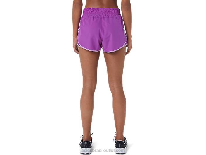 short feminino pr lyte 2,5 polegadas 462T3037 orquídea Asics