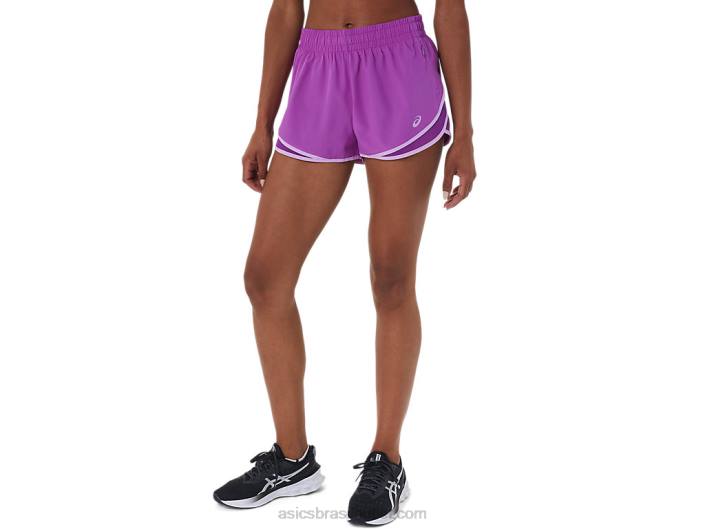 short feminino pr lyte 2,5 polegadas 462T3037 orquídea Asics