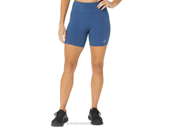 short feminino pr lyte 5in com bolsos 462T2301 grande tubarão Asics