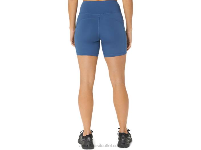 short feminino pr lyte 5in com bolsos 462T2301 grande tubarão Asics