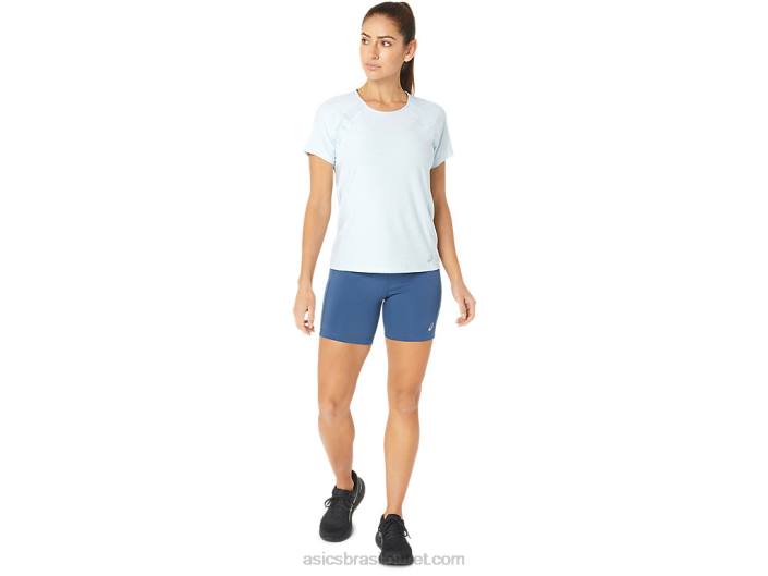short feminino pr lyte 5in com bolsos 462T2301 grande tubarão Asics