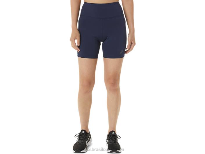 short feminino pr lyte 5in com bolsos 462T3296 casaco de pavão Asics