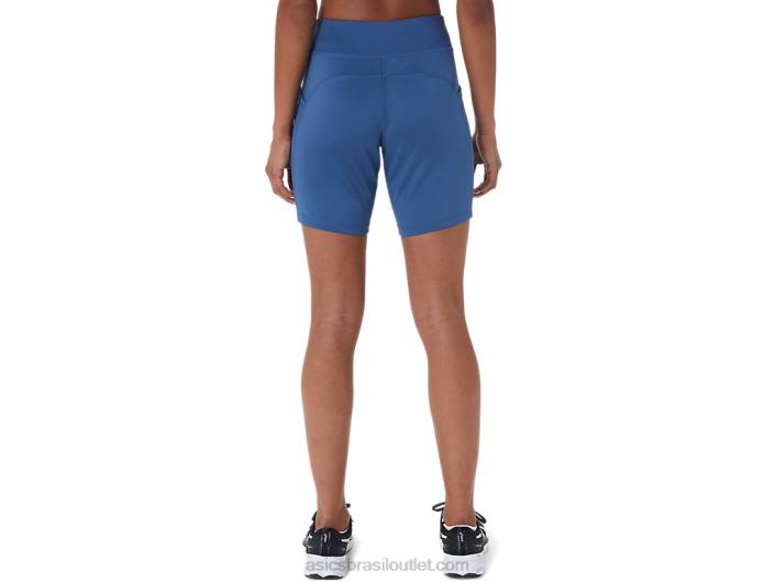 short feminino tricô 7 polegadas 462T2774 grande tubarão Asics