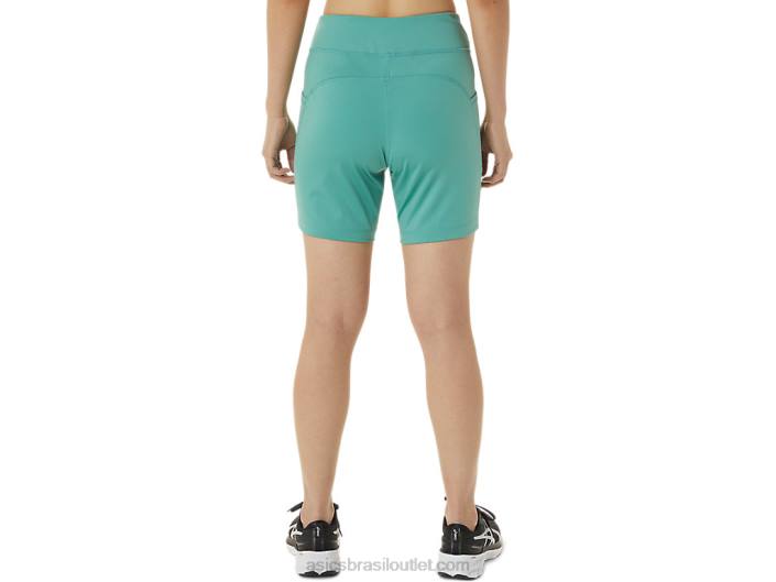 short feminino tricô 7 polegadas 462T3390 sábio Asics