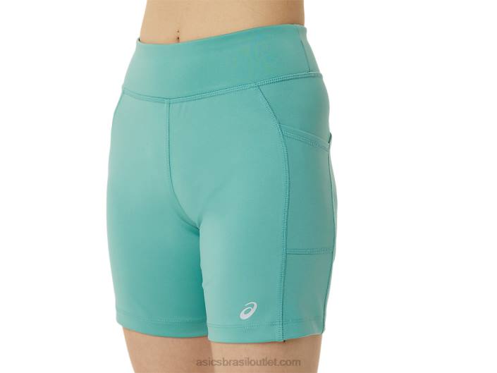 short feminino tricô 7 polegadas 462T3390 sábio Asics