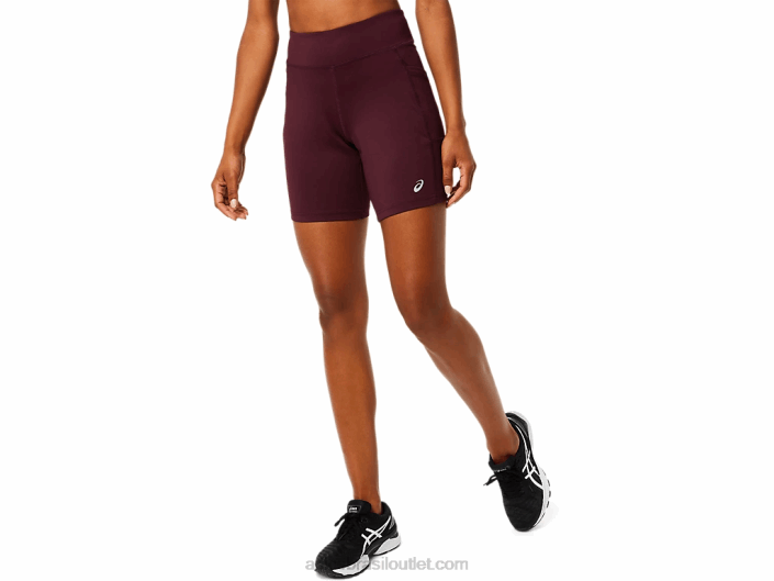 short feminino tricô 7 polegadas 462T3721 marte profundo Asics