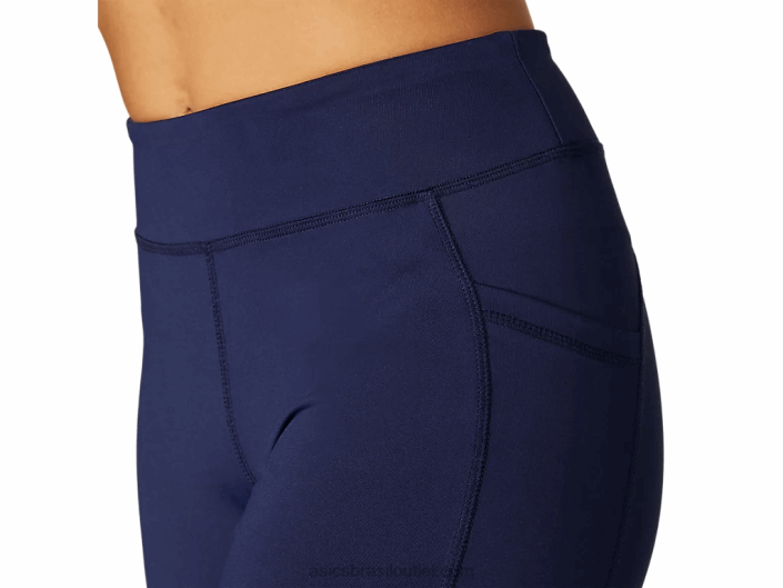 short feminino tricô 7 polegadas 462T4113 casaco de pavão Asics
