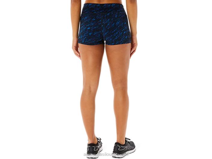 short trem 2 polegadas feminino 462T3519 estampa noturna/lake drive Asics