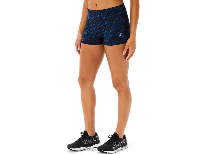 short trem 2 polegadas feminino 462T3519 estampa noturna/lake drive Asics
