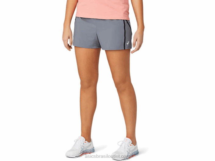 short trem tecido 3" feminino 462T3793 metrópole Asics