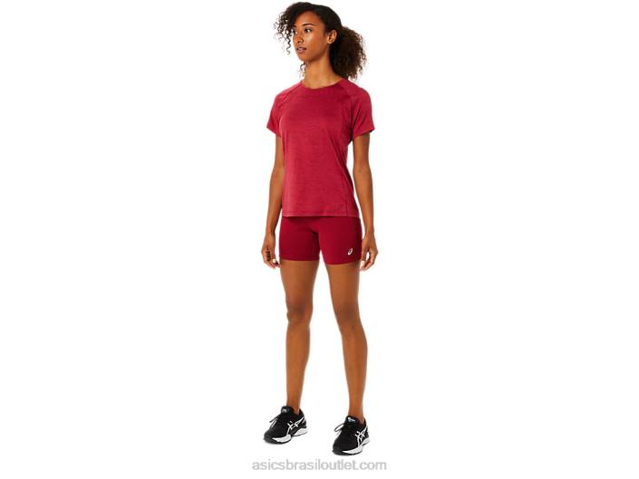 w pr lyte 5in curto 462T3841 Borgonha Asics