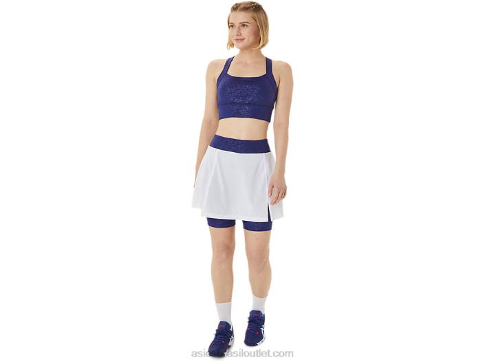 novo sutiã estampado forte 92 feminino 462T3011 japão relevo escovado mergulho azul Asics