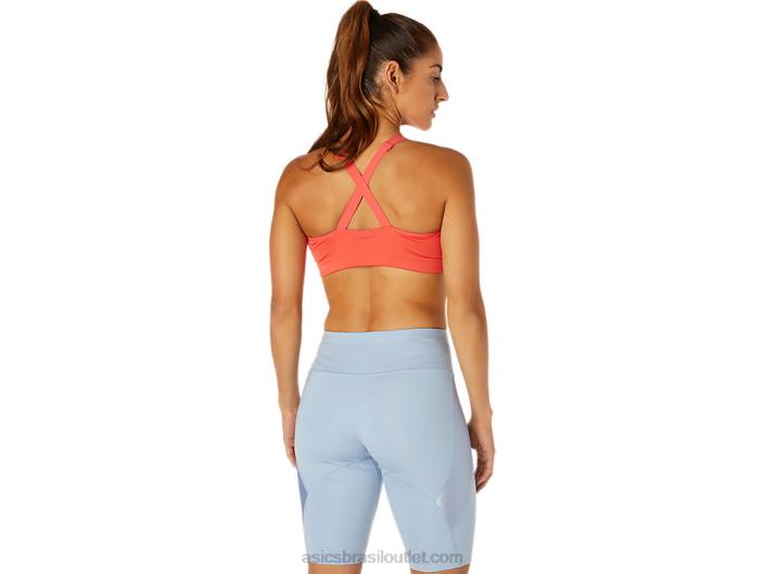 sutiã acelerador feminino 462T3729 toranja rosa Asics